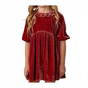 NEW NORALEE adeline dress in ruby